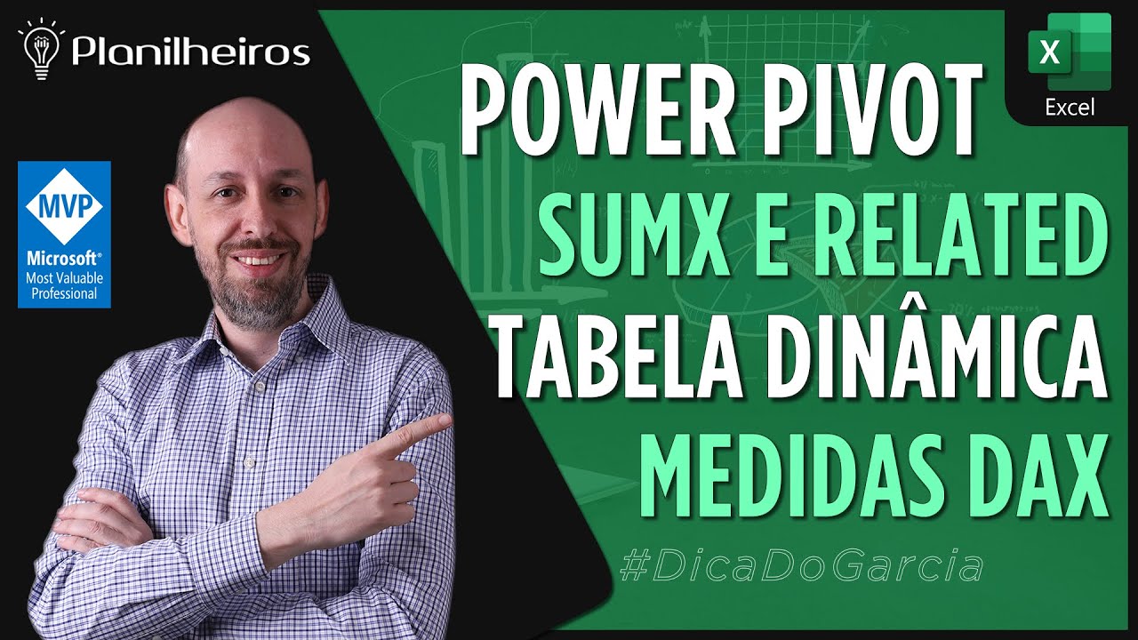 EXCEL 2016 - Powerpivot - Criando Medidas X Tabela X Tabela Dinâmica
