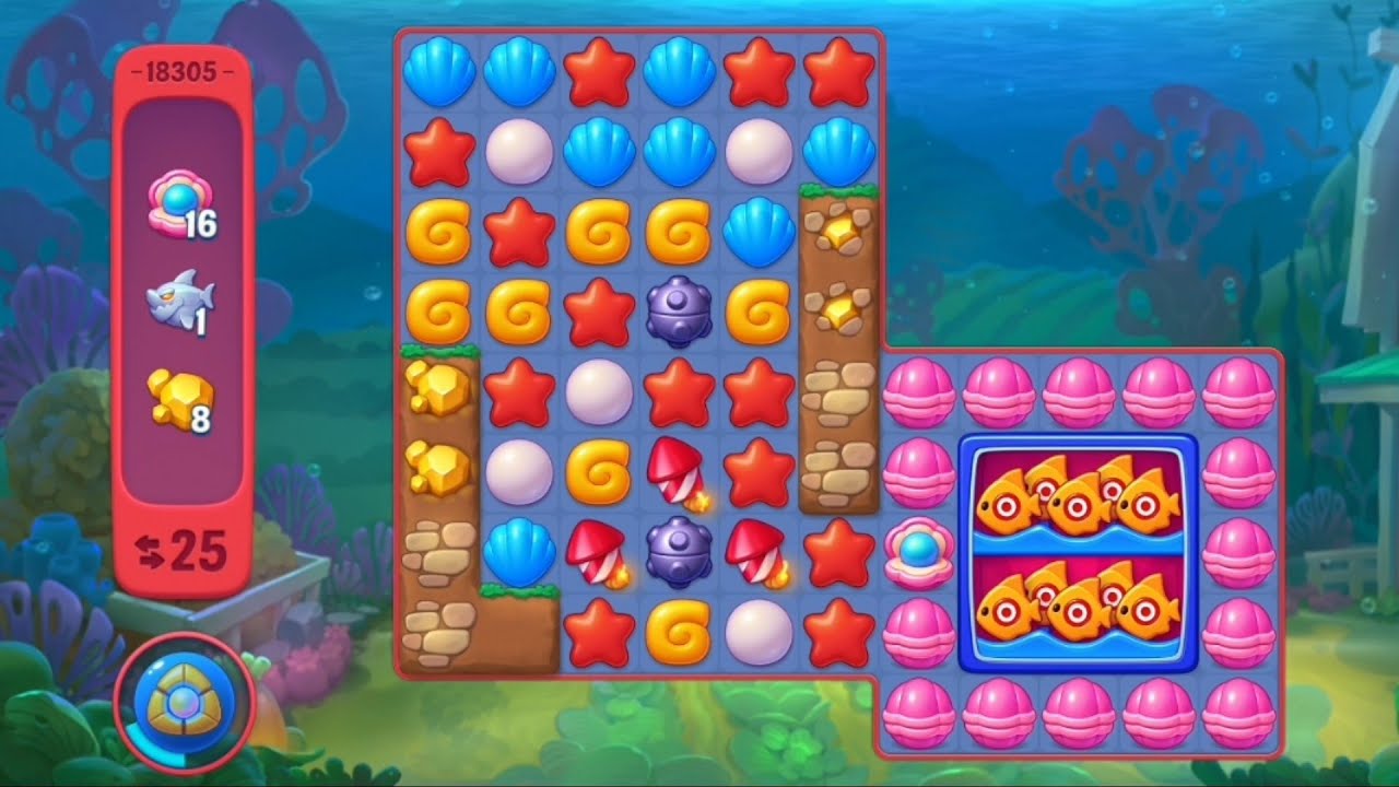Fishdom 18305 Hard Level - NO 💣 🧨 💥 