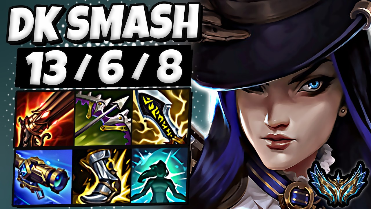 DK Smash Caitlyn vs Jhin [ ADC ] Korea Challenger 1908 LP | Patch 26.7