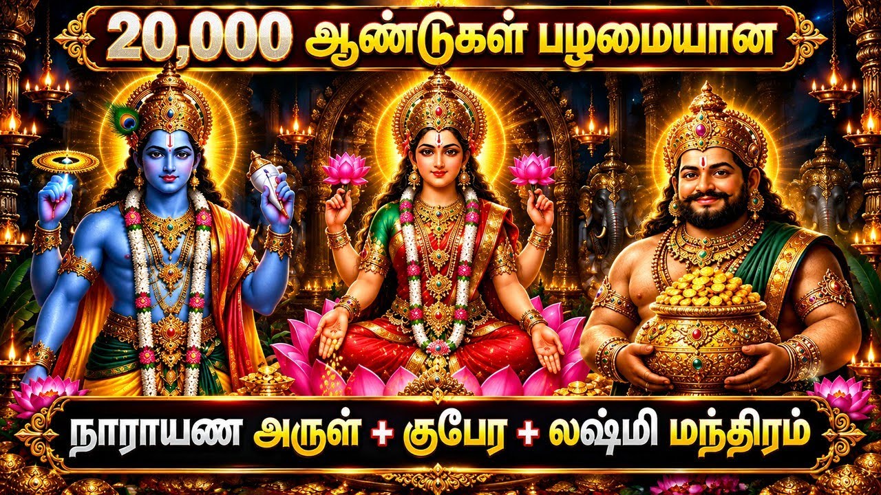 💰 Money Rain Blessings | Kubera Lakshmi Powerful Mantra | Wealth Comes Tonight!