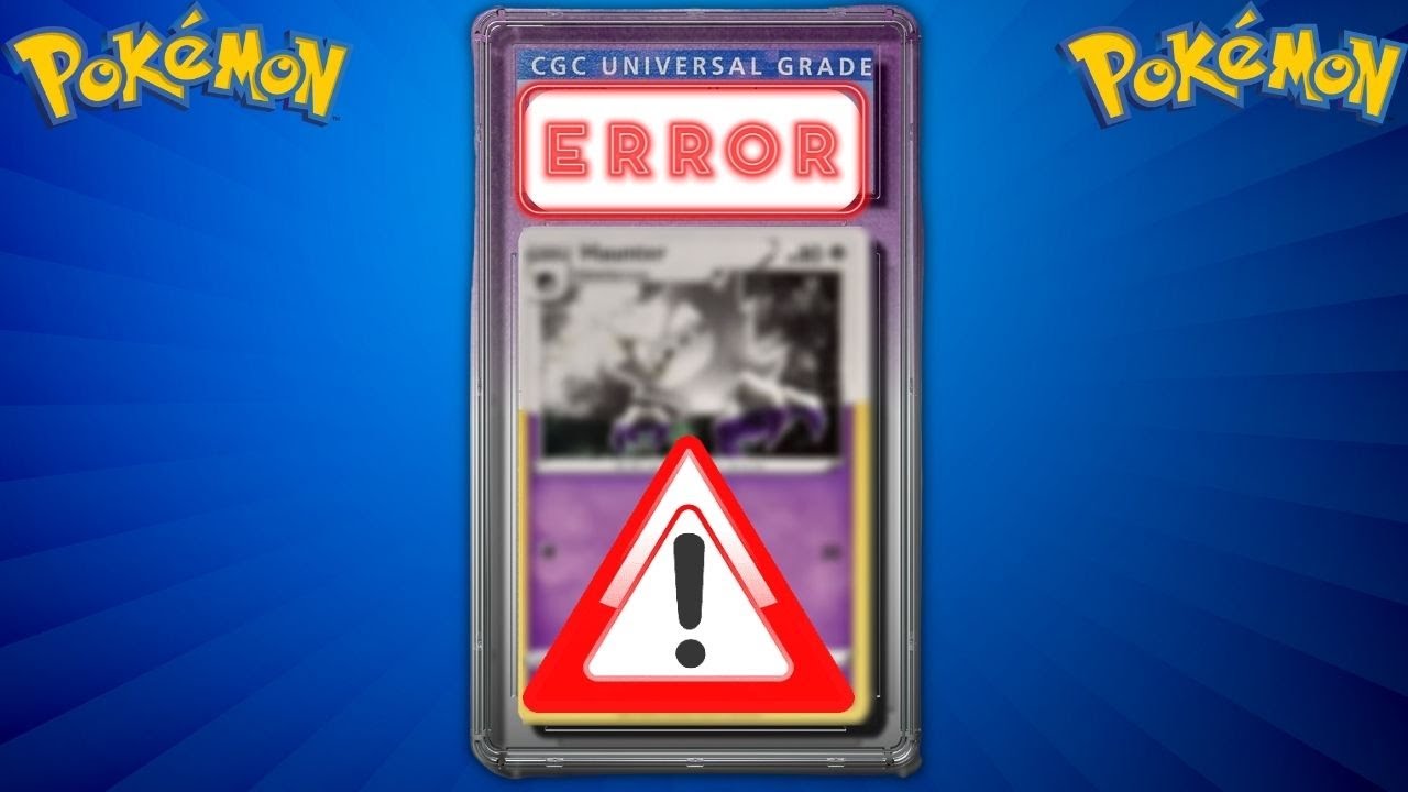 CGC Graded My ERROR Pokemon Cards!