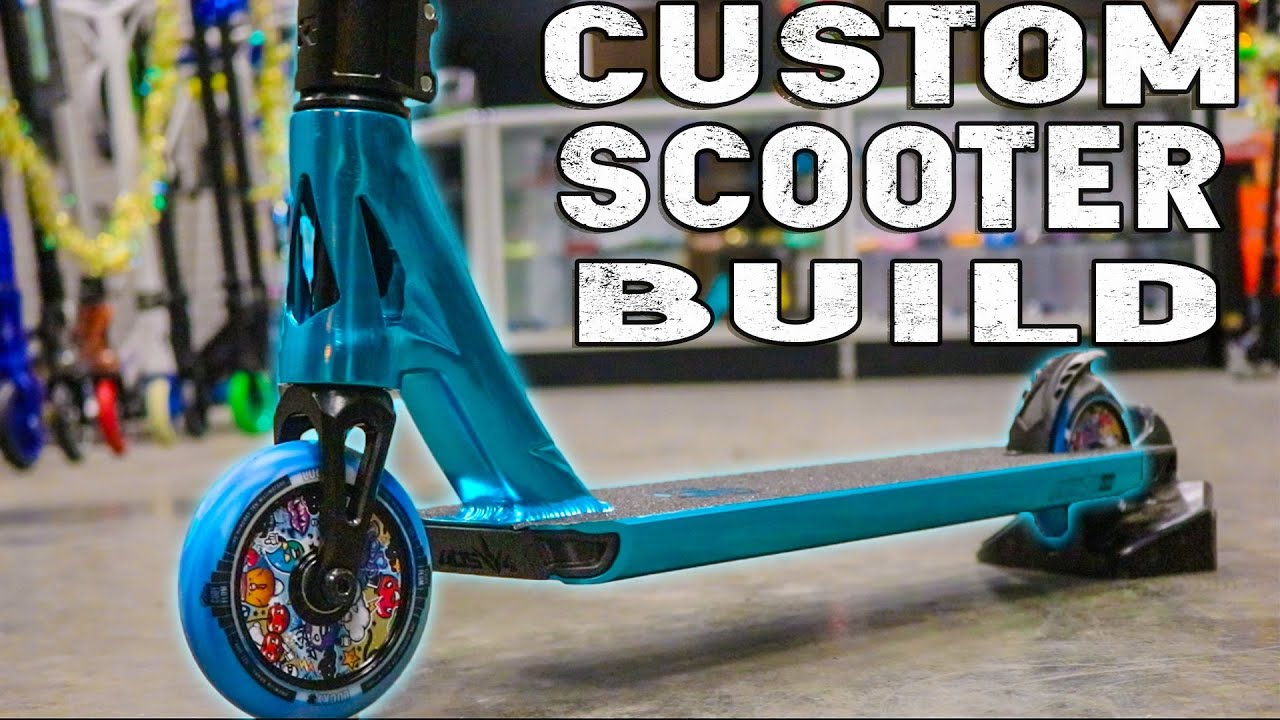 BUILDING FIRST CUSTOMER CUSTOM SCOOTER BUILD!