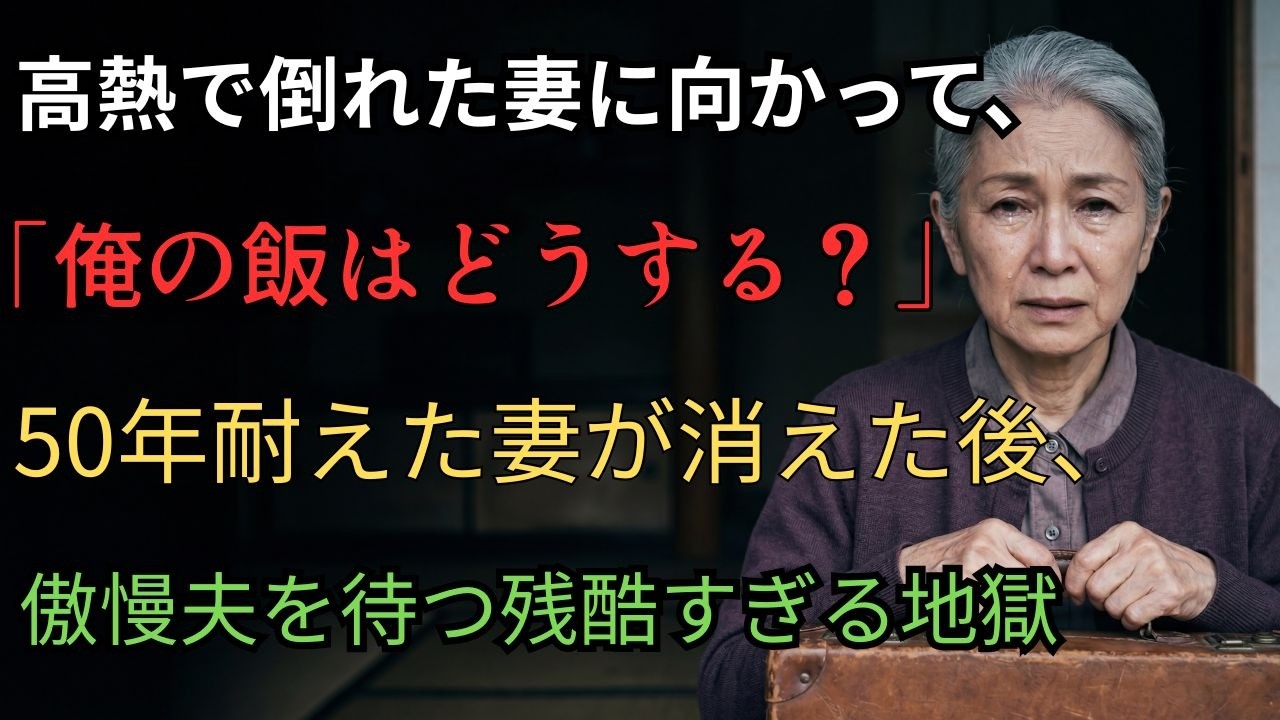 【人生の教訓】すべてを奪い続けた夫と、すべてを捨てた妻。2年後に訪れた天国と地獄の逆転劇｜因果応報・朗読