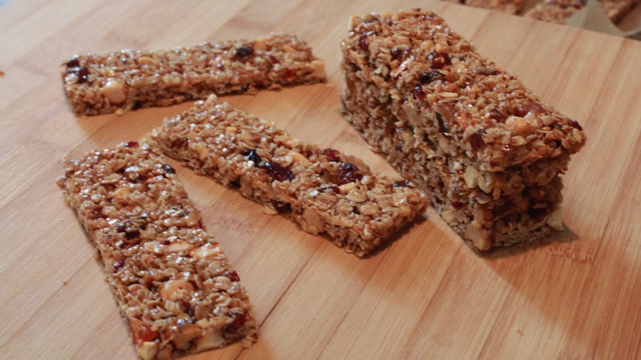 Barritas de Avena Sin Horno