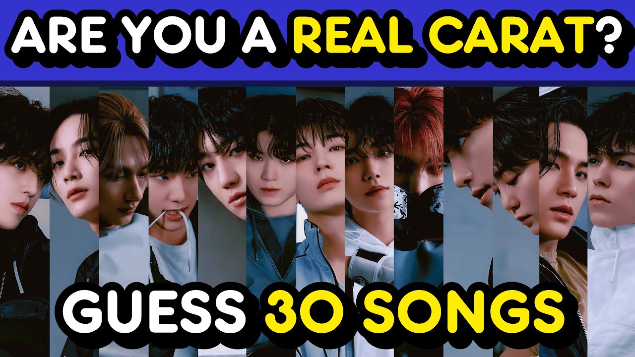 ❓ Guess 30 SEVENTEEN Songs: Are You A Real CARAT? 🎶💎 | KPOP QUIZ 🔥