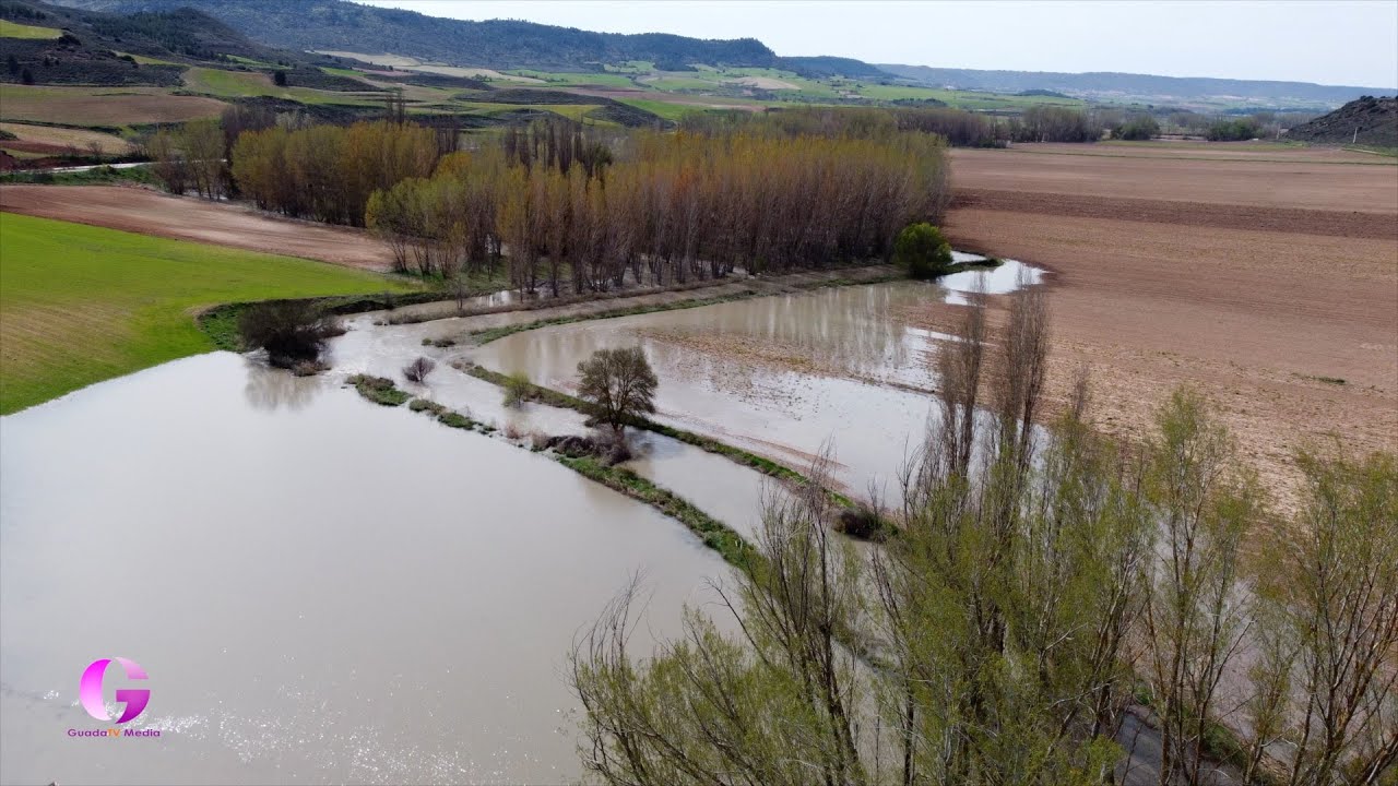 Desbordado el río Tajuña