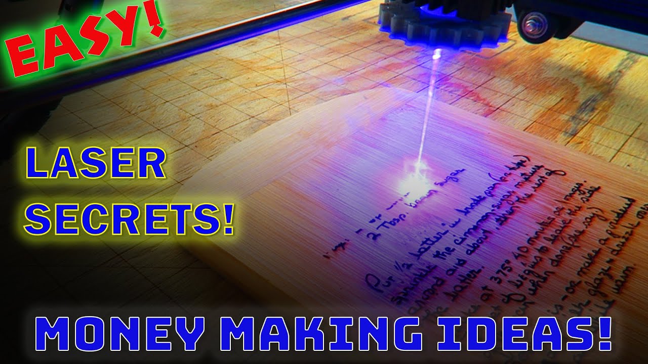 Make Money with a Desktop Laser with Old Recipes!