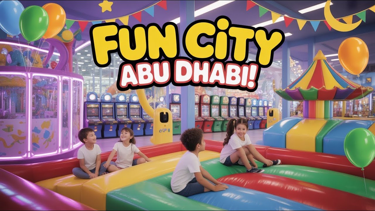 Fun City Abu Dhabi Mall 2024 | Eid Vlog & Summer Activities | Fun City Abu Dhabi Packages & Prices