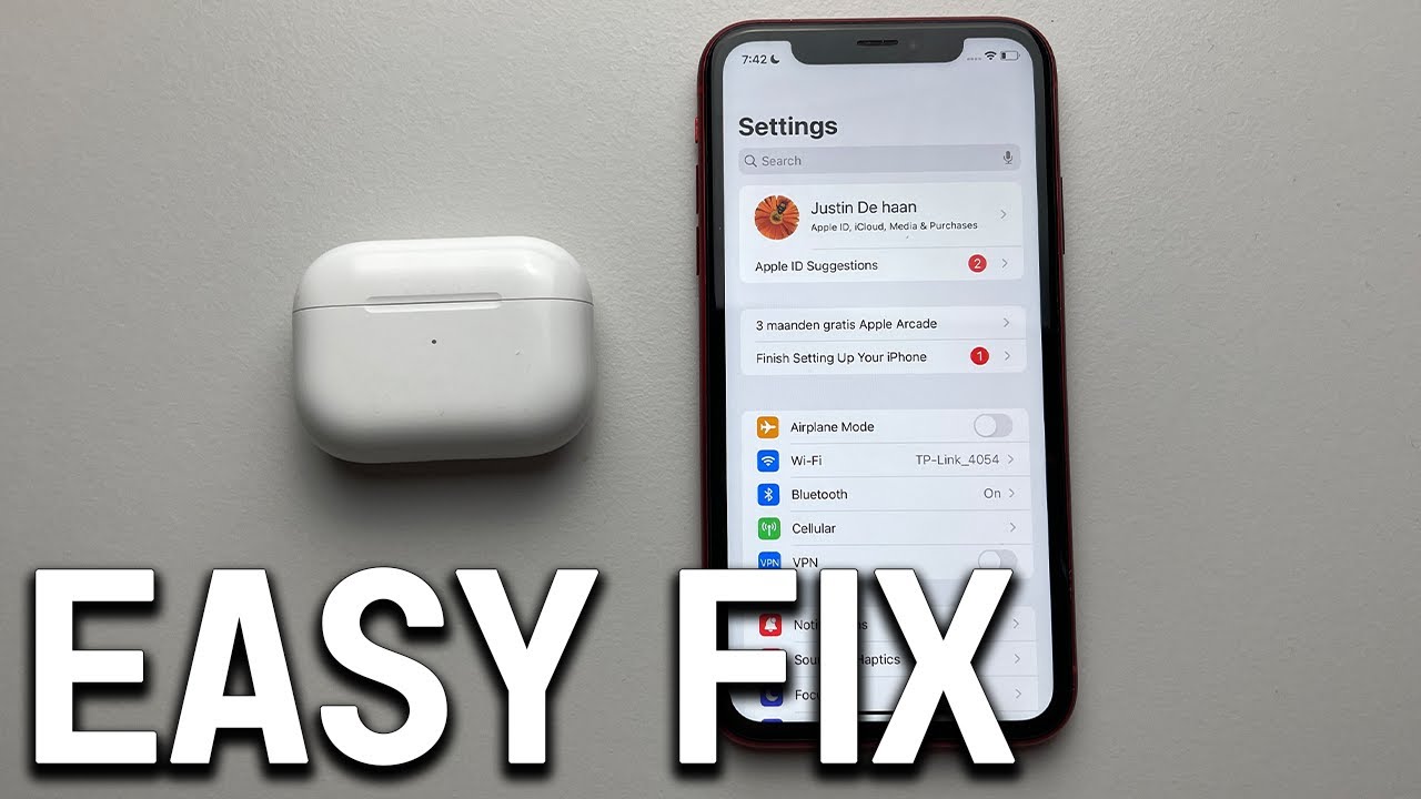 Как исправить проблему с подключением AirPods Pro к iPhone