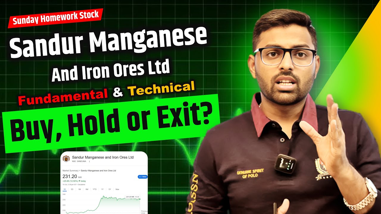 Sandur Manganese & Iron Ores | Buy, Hold or Exit? | Complete Analysis | Rohit Tated