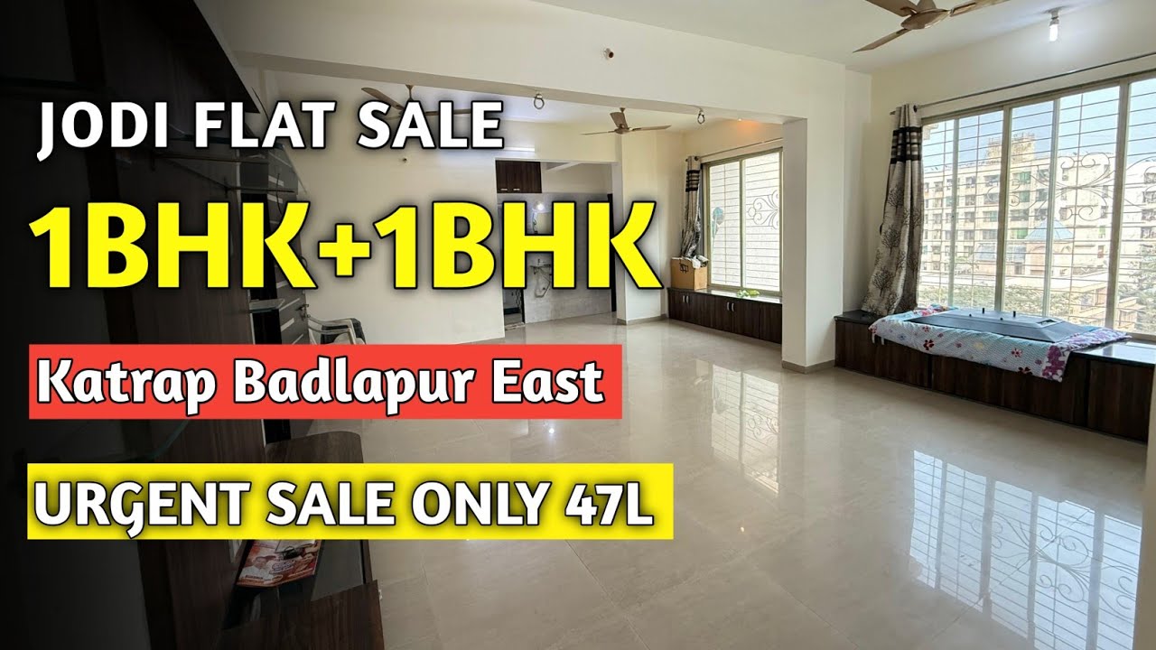 1BHK + 1BHK JODI FLAT | Badlapur Station 10pm | #katrap #jodiflats #drxrealtor 