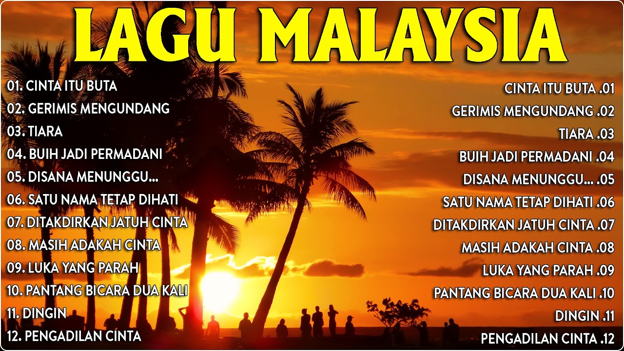 Lagu Malaysia Lama Populer 🎺 Malaysia Full Album 🎧Temui Lagu Slow Rock Malaysia 90an Menyentuh Hati