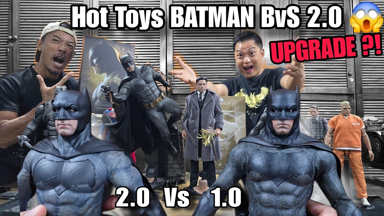Unboxing Hot Toys Batman BvS 2.0 – Upgrade Gila! VS Batman 1.0 & InArt Supes