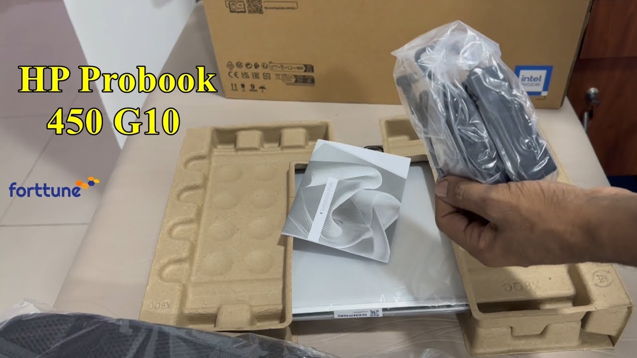 Распаковка и обзор HP ProBook 450 G10 Core i7-1355U | 32 ГБ ОЗУ, 1 ТБ NVMe SSD