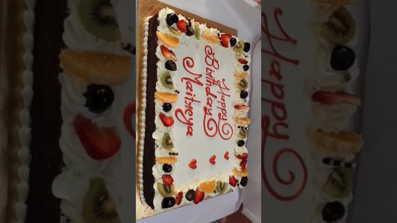 Square theme cake 🧡 
