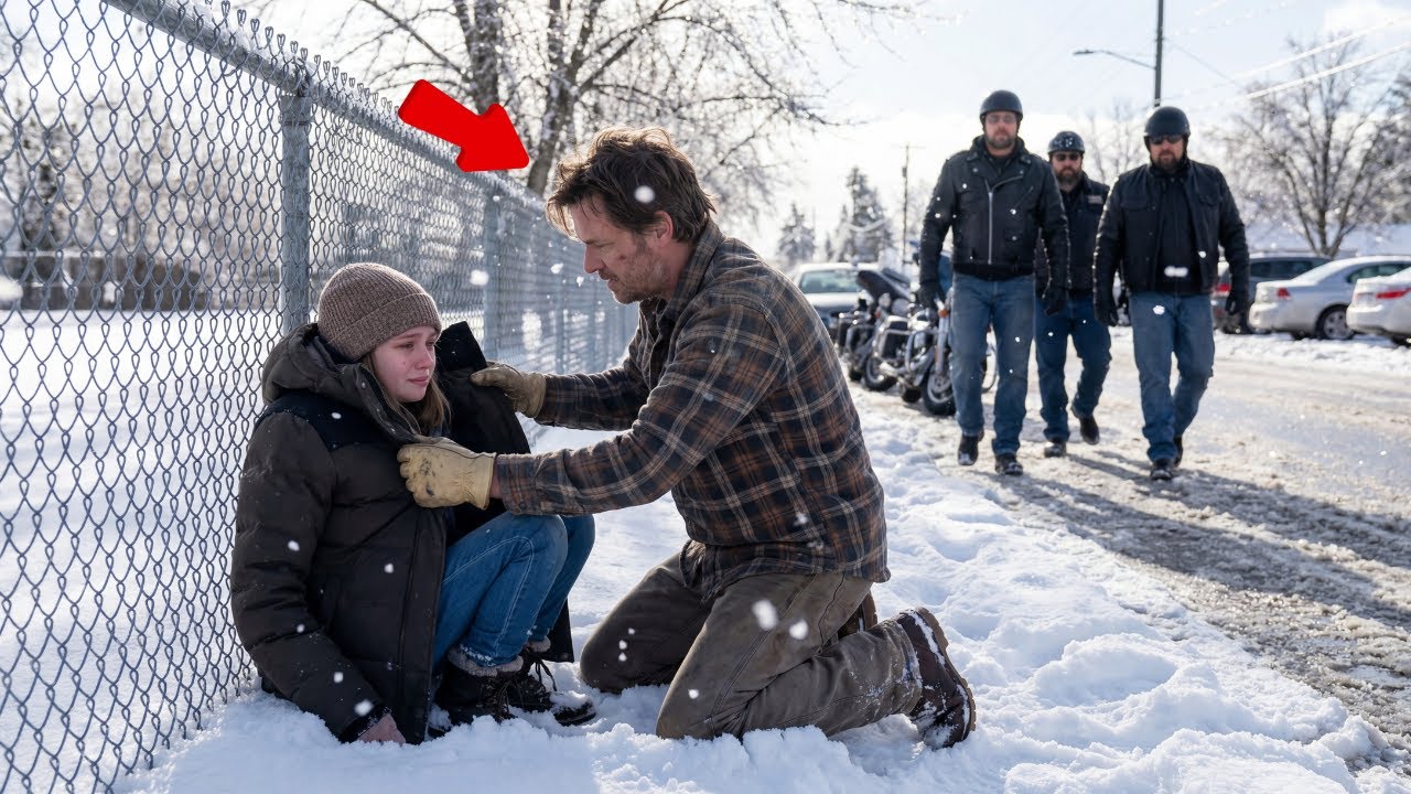 Homeless Man Gave His Coat to a Freezing Biker’s Daughter — ONE DAY 50 HELLS ANGELS FOUND HIM
