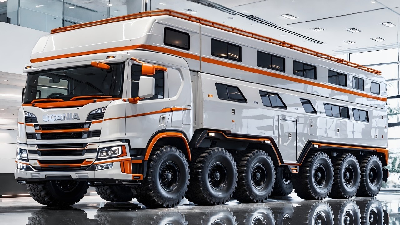THIS 2026 Scania TITAN 12×12 Double Decker Costs $6M — The Most INSANE RV Ever?!
