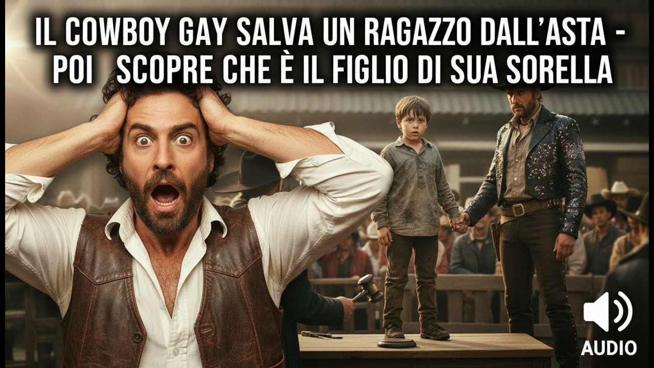 Il cowboy gay salva un ragazzo dall'asta - poi scopre che è il figlio di sua sorella...