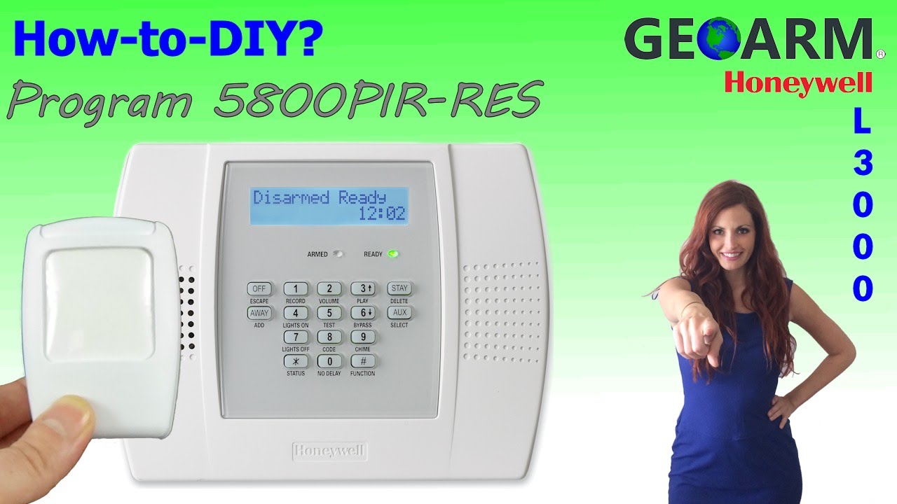 Honeywell 5800PIR-RES - How to Program Interior Follower L3000 System?