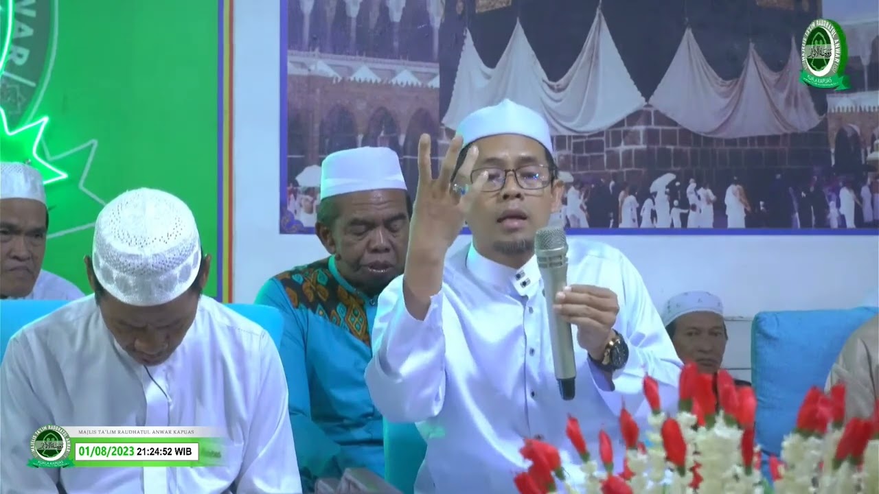 🔴Guru ANNUR HIDAYATULLAH pengasuh pon pes mura'atul lughah sekumpul martapura kalsel