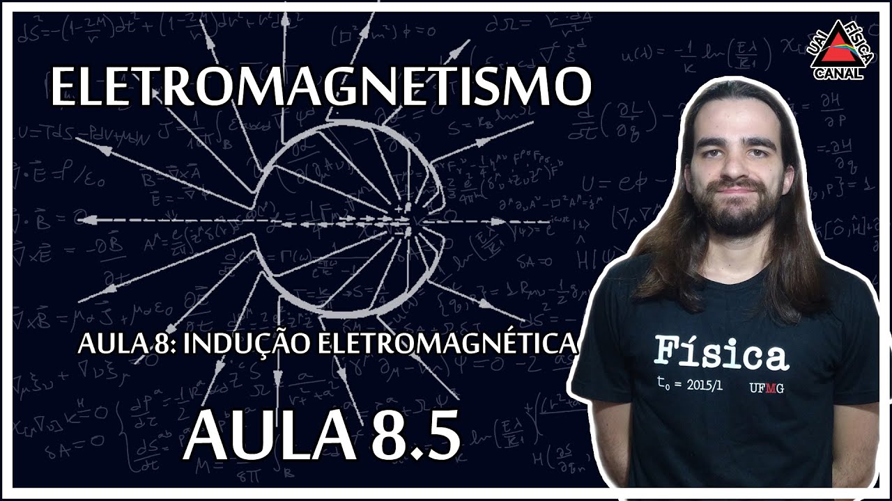Eletromagnetismo - Ex 1: Força eletromotriz em uma espira na presença de um fio infinito - Aula 8.5