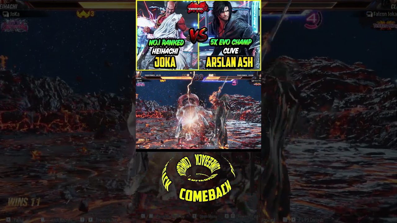 what a comeback man ...#tekken8 #tekken  #tekken8heihachi  #clive #arslanash #鉄拳8 #joka