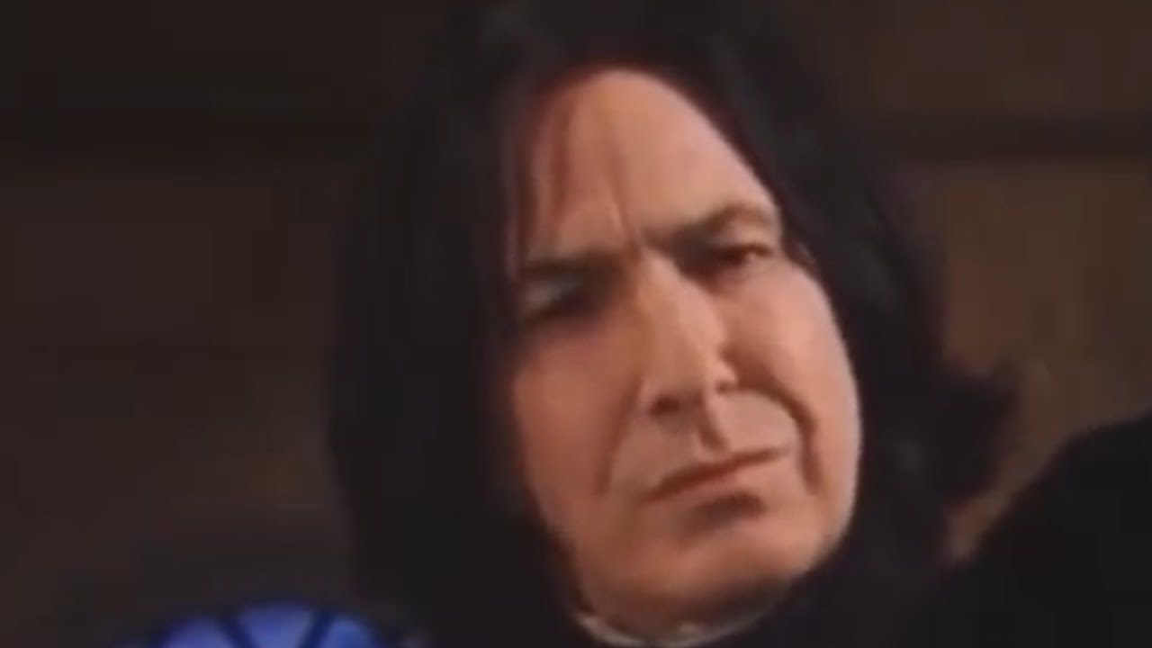 snape being dramatic for 2 minutes straight