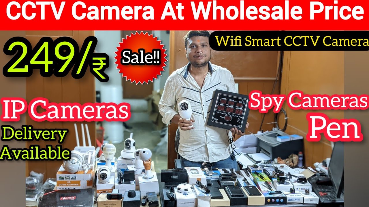Cheapest CCTV Camera || Spy Camera In Wholesale Price || Security Electronic Market Chandni Chowk