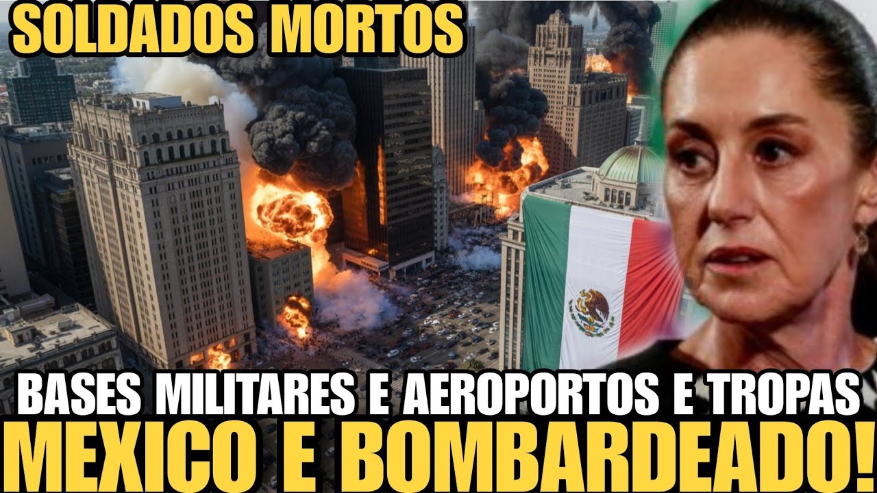 M&Eacute;XICO EST&Aacute; SENDO ATAC4DO! MORT0S, BOMBARDEIROS ATAQUE A&Eacute;REOS TROPAS NAS RUAS