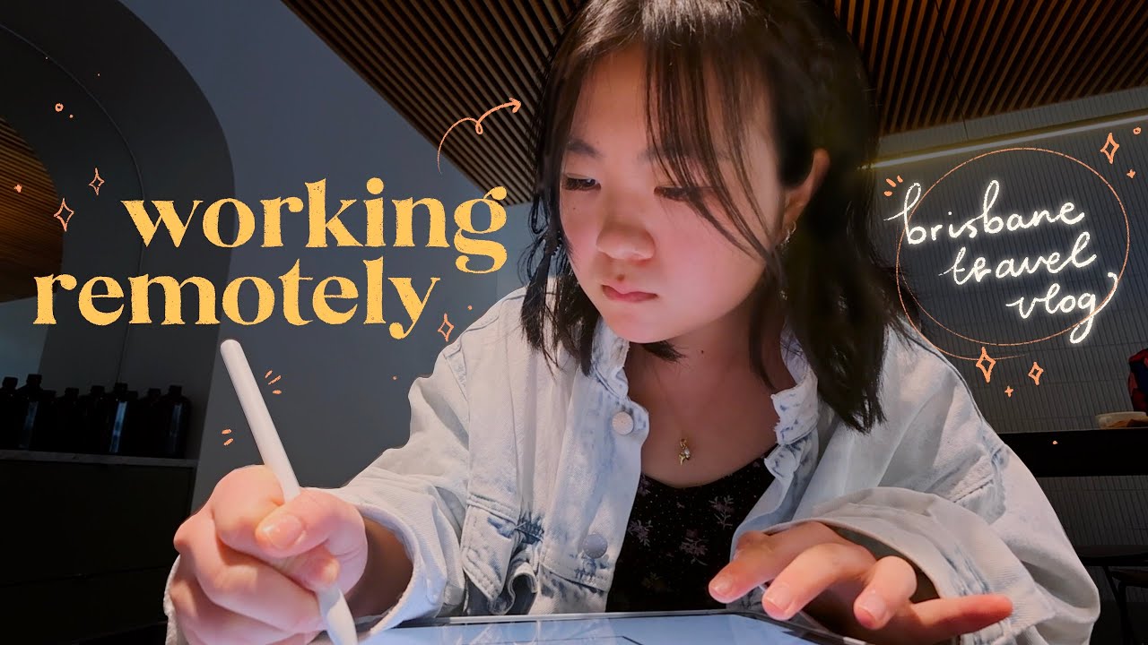 Working Remotely as a Freelance Artist 💭‧₊˚ brisbane travel diaries