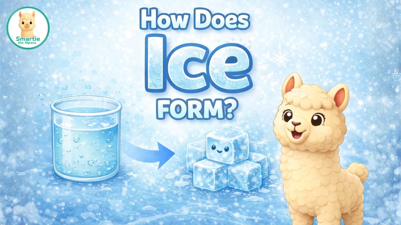 Почему вода замерзает? ❄️ | Простая зимняя наука для детей | Объяснение льда