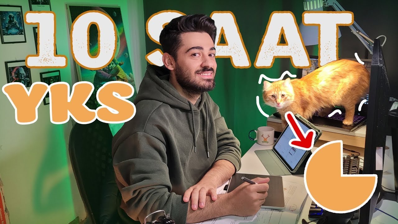 YKS'ye 140 Gün Kala Benimle Verimli Çalış! | 10 SAAT BİRLİKTE ÇALIŞALIM! | Study With Me Live