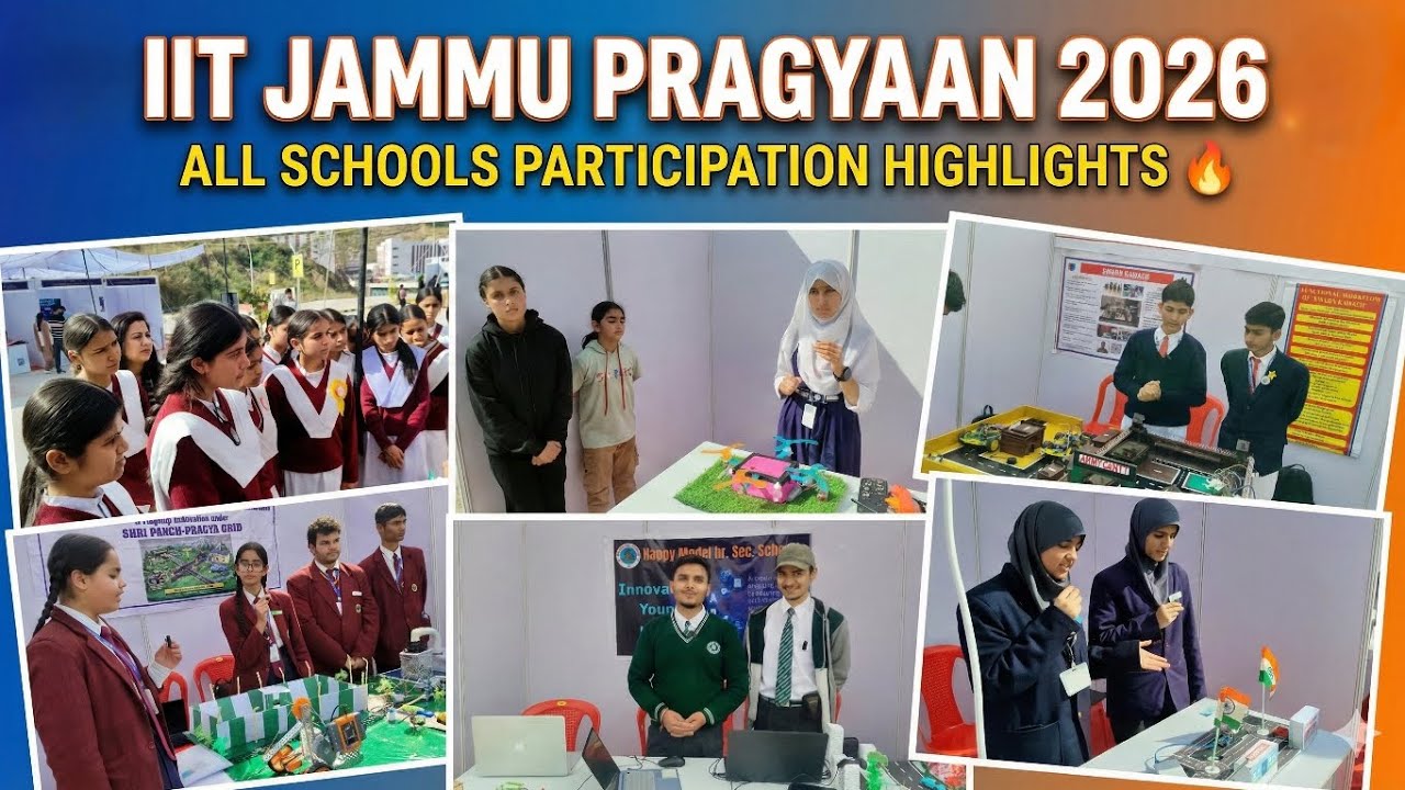 IIT Jammu Pragyaan 2026 Jammu Schools Participation Highlights #iitjammu #jammu #school #vlog #iit 