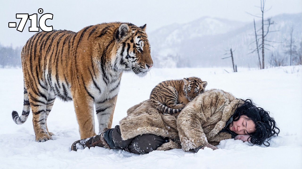 A Mother Tiger Helps a 93-Year-Old Woman Rescue an Unconscious Woman in Siberia — A Touching Story