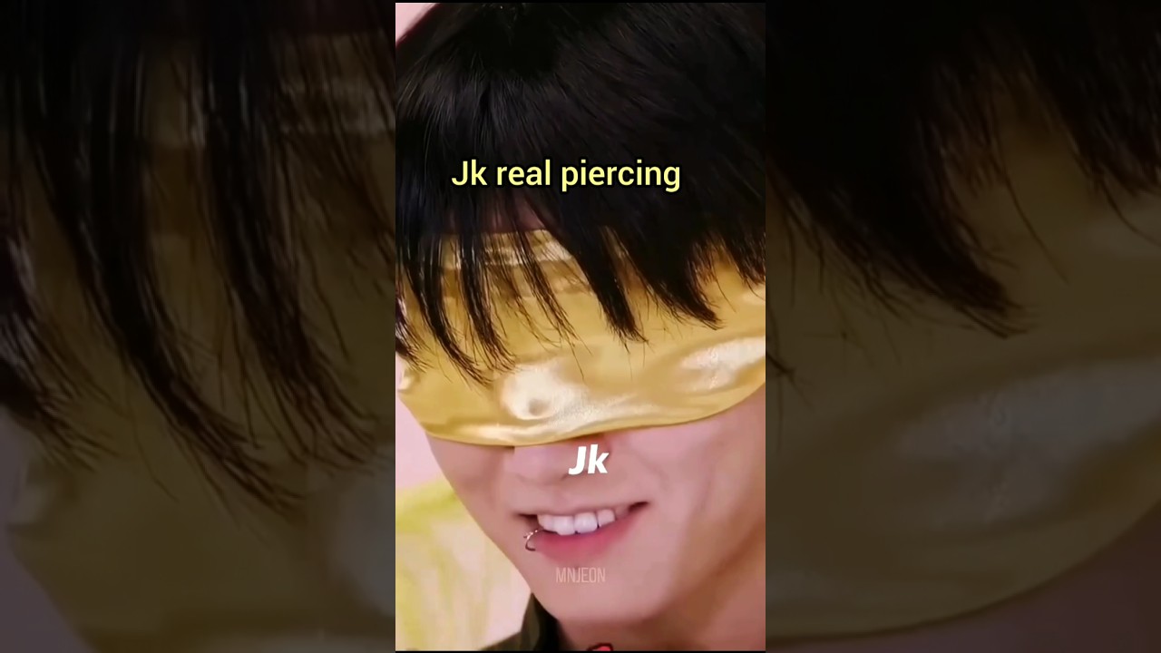 jk painful lip piercing 🥺