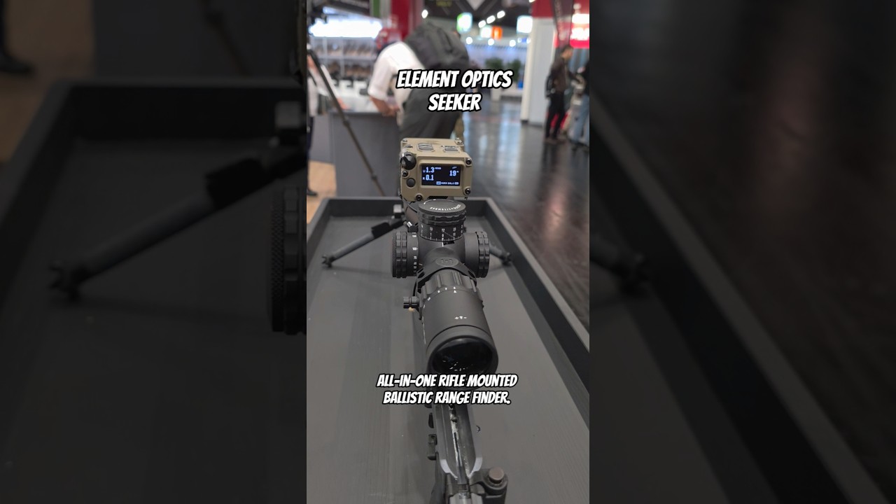 The new All-in-one rifle mounted Ballistic Range Finder from Element Optics
