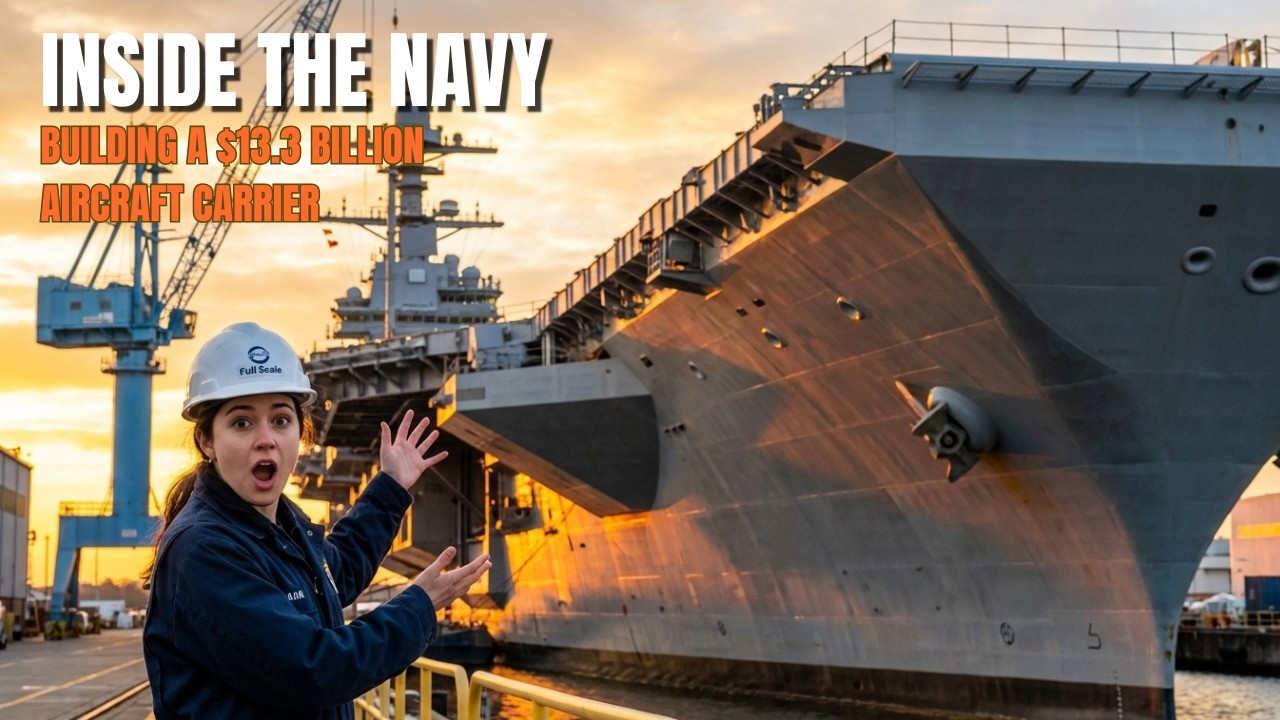 Inside the USS Gerald R. Factory | Building America's $13.3 Billion Aircraft Carrier (Full Process)