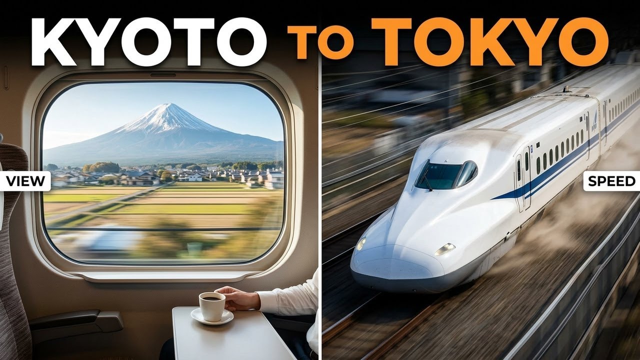5K- Scenic Ride on the Bullet Train (Shinkansen) from Kyoto to Tokyo