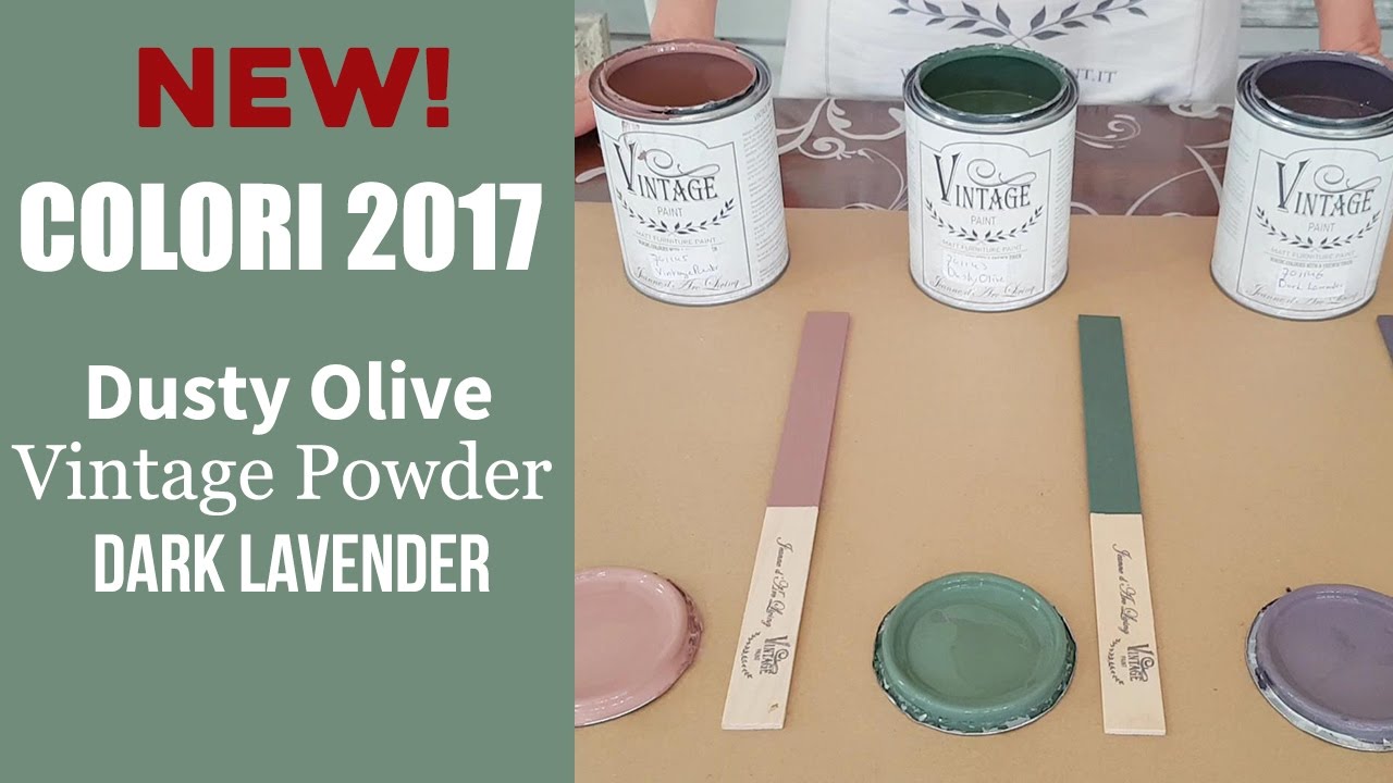 Nuovi colori Vintage chalk Paint 2017 - parte 1