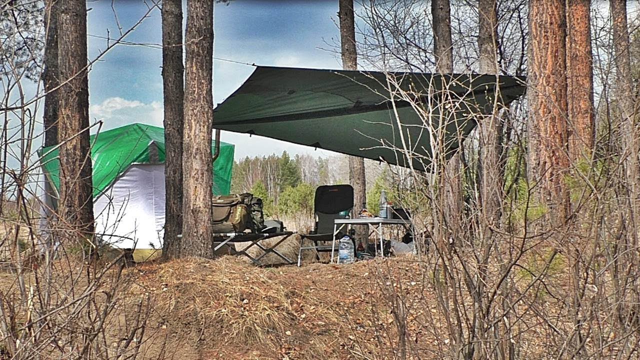 РЫБАЛКА С НОЧЁВКОЙ В ДОМЕ НА БЕРЕГУ РЕКИ/ПРОБНЫЙ ВЫХОД/ПОЛНЫЙ РЕЛАКС...