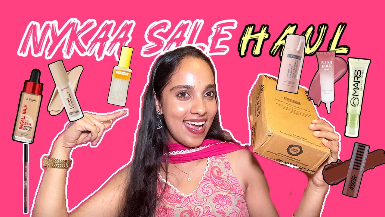 എന്റെ @Nykaa sale Haul| L’Oréal skin tint| Mars products | Recommendations 