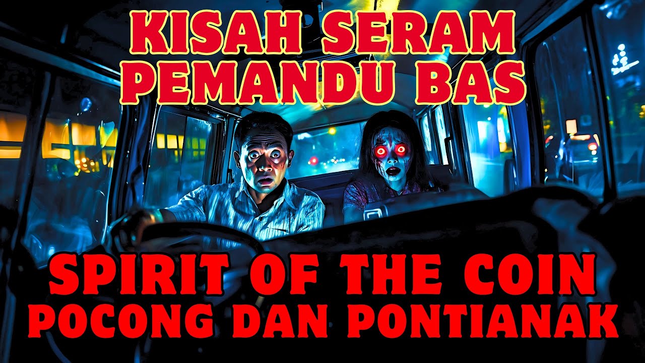 KISAH SERAM PEMANDU BAS | SPIRIT OF THE COIN SERU PONTIANAK | PELUK POCONG WAKTU TIDUR‼️