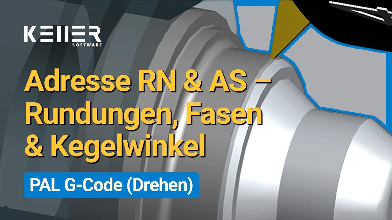Adresse RN & AS – Rundungen, Fasen & Kegelwinkel im PAL G-Code | CNC-Drehen | Instant CNC
