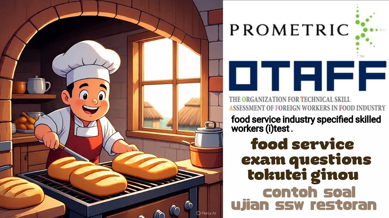 food service exam questions tokutei ginou || soal ujian ssw restoran |26 #studyjapanese