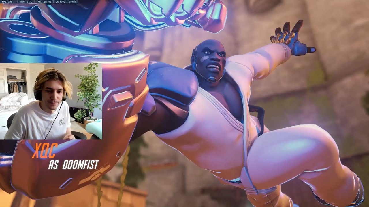 NEW DOOMFIST TANK! POTG! XQC DOOMFIST GAMEPLAY OVERWATCH 2 BETA