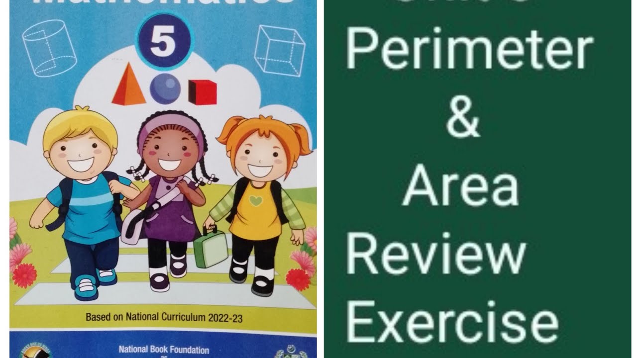 Class 5 Unit 8 Perimeter and Area Review Exercise National Book Foundation Grade 5 Chapter 8