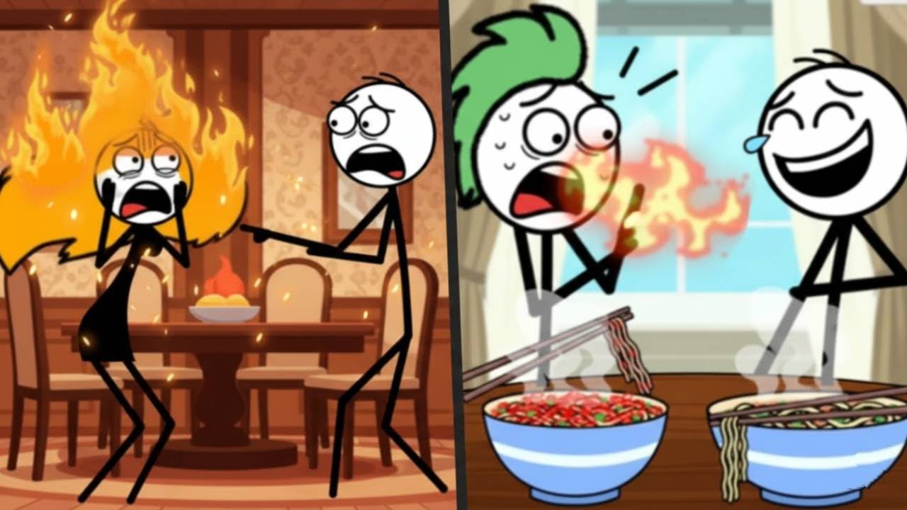 TIDY UP! vs FLASHBACK - All Levels New UPDATE Satisfying STICKMAN Double Mobile Games (Android/ios)