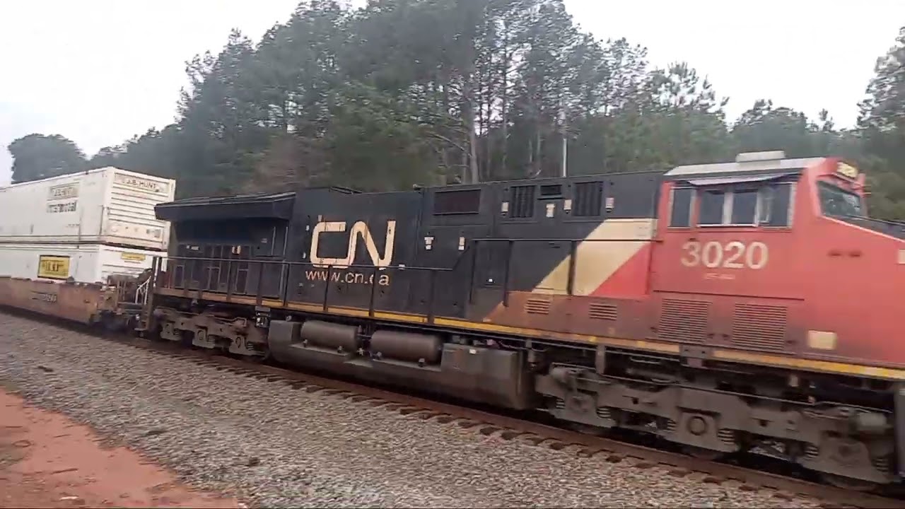NS 27A with BNSF and CN power 