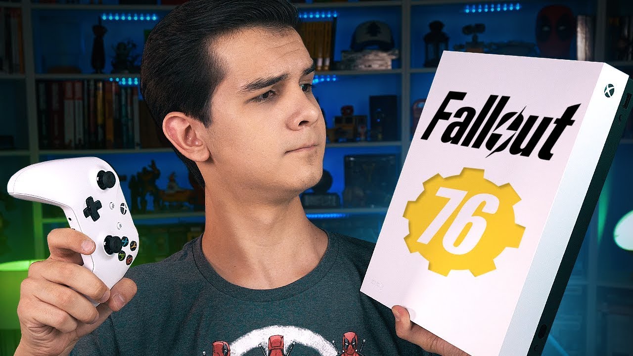 Распаковка XBOX ONE X и FALLOUT 76