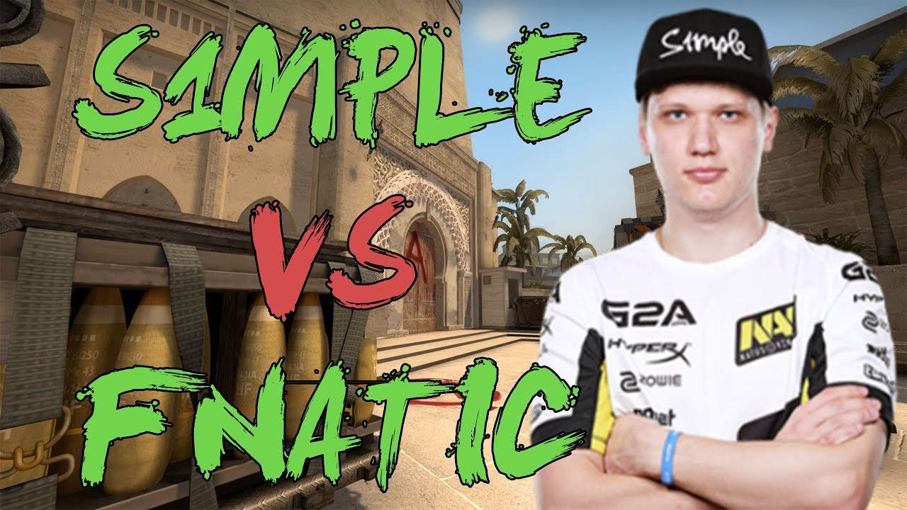 CSGO: POV Na'Vi s1mple vs fnatic (27/7) mirage @ ESL Pro League Season 6 EU